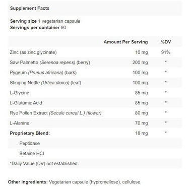 Prosta-DHT (K-6) - Apex Energetics - Prostate and Male Endocrine Support - Zinc - Saw Palmetto - Pygeum - Stingling Nettle